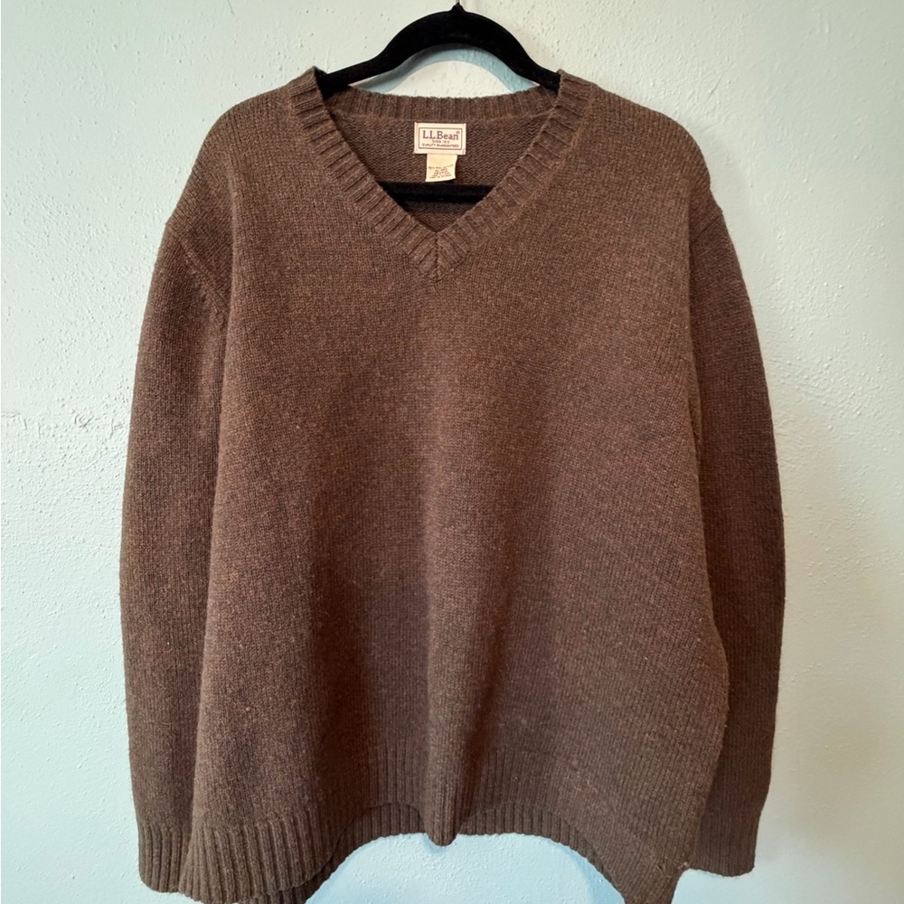 L.L. Bean Men's Green Sweater